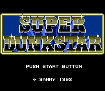 Super Dunk Star (Japan) screen shot title